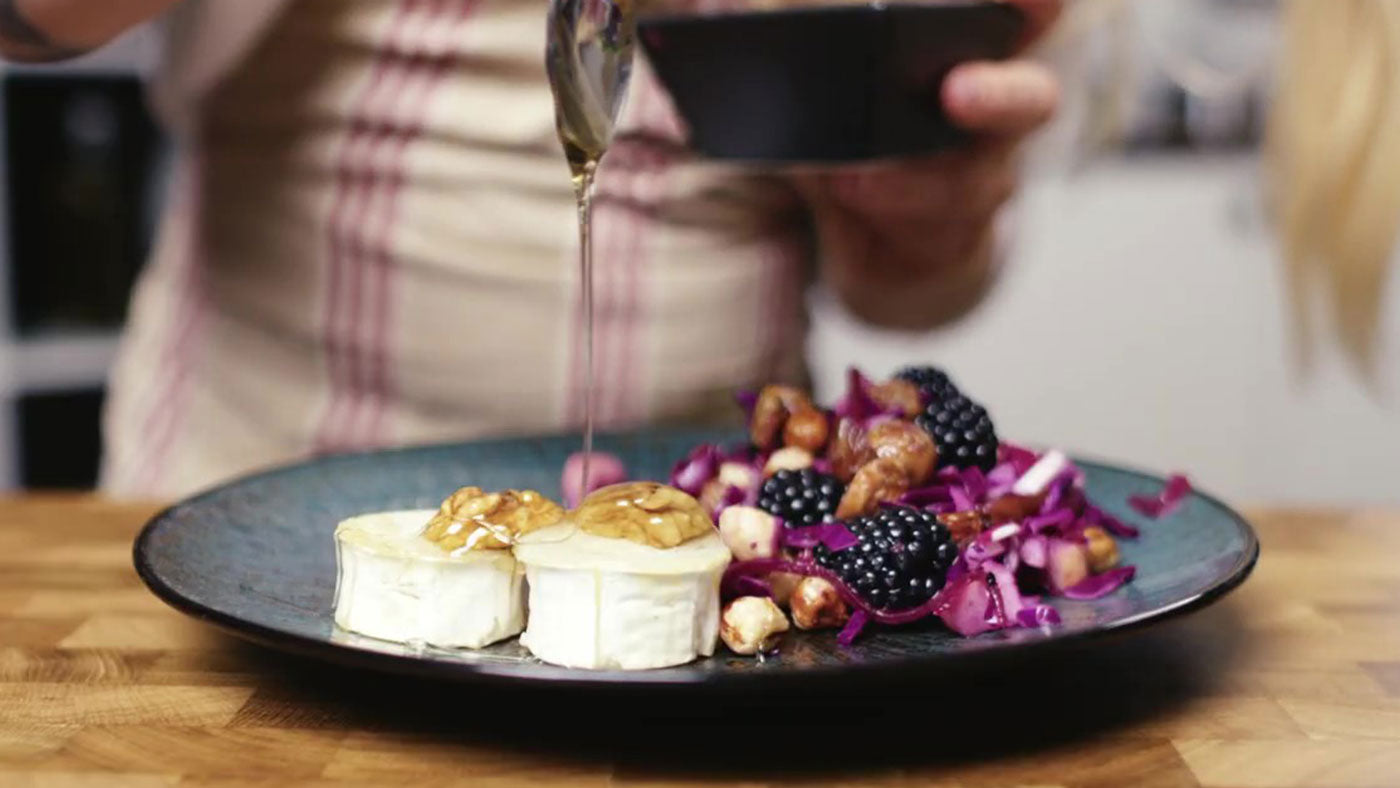 Inspiration - Sallad med grillad getost