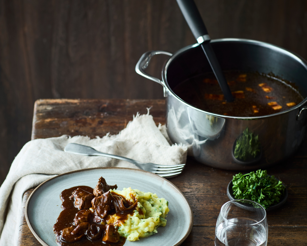 Recept på viltragu med svamp