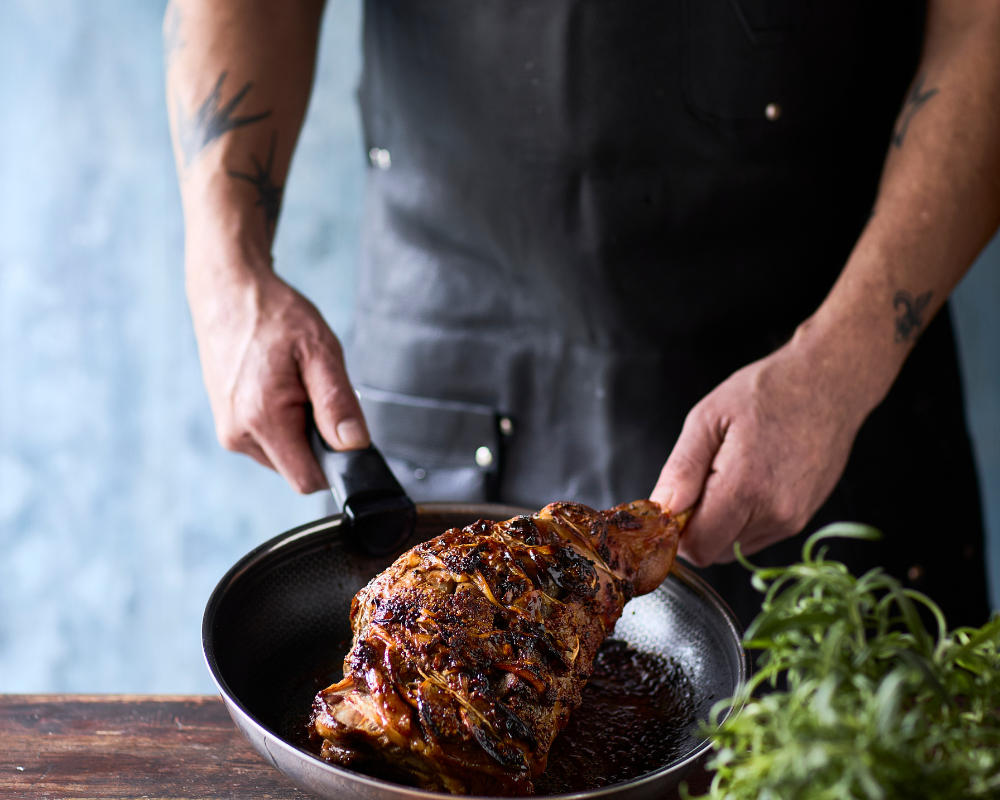 Recept på lammstek med senap och citron