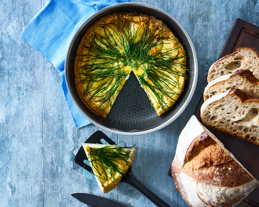 Recept på gräslöks- och briefrittata