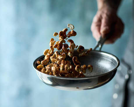 Recept på kryddade cashewnötter