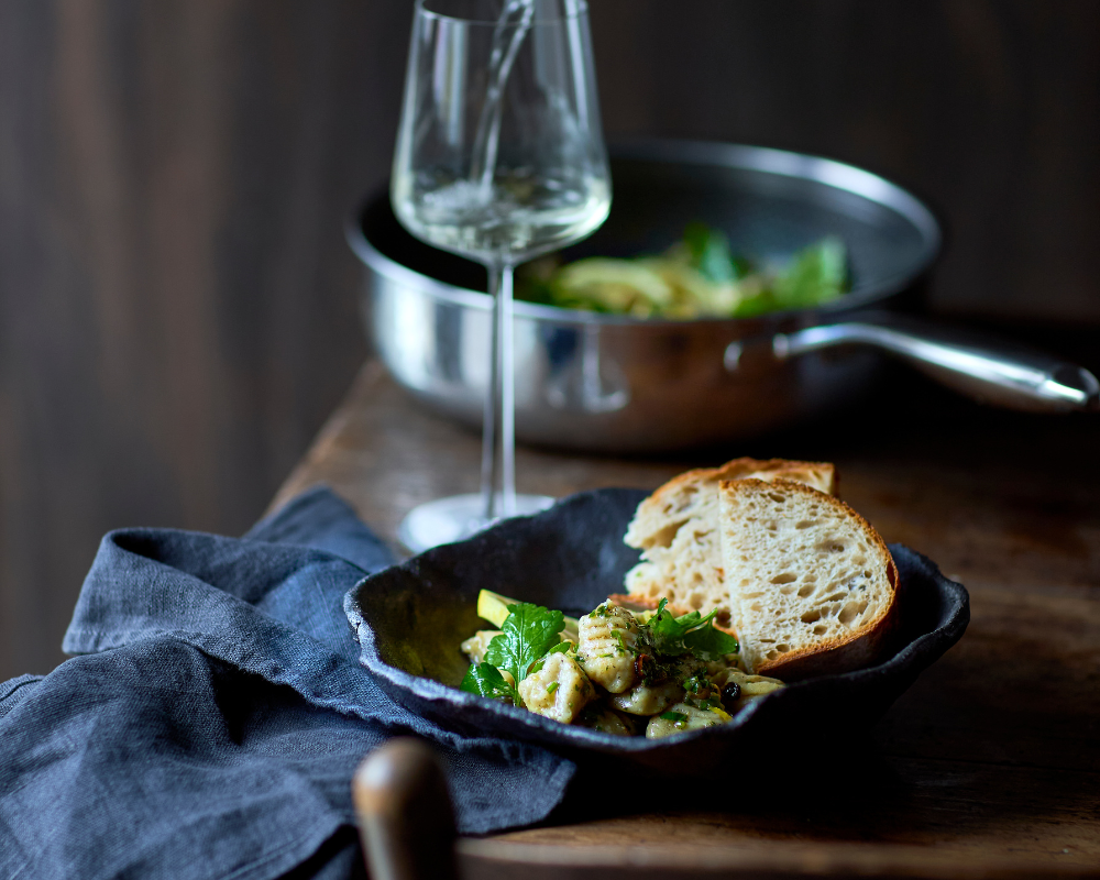 Potatisgnocchi med citronsmör | Enkel hemmagjord gnocchi