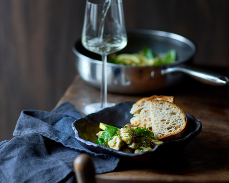 Potatisgnocchi med citronsmör | Enkel hemmagjord gnocchi
