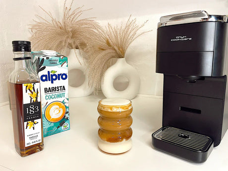 Coconut Iced Latte – tropisk iskaffe med kokosmjölk