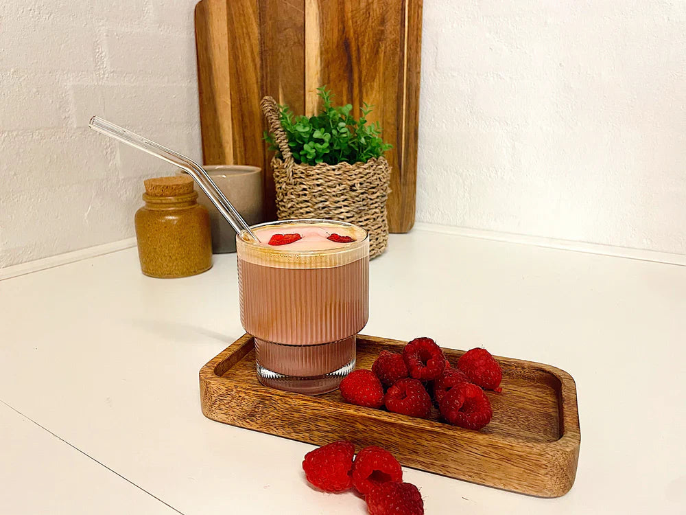Berry Iced Latte – fruktig iskaffe med bär och espresso