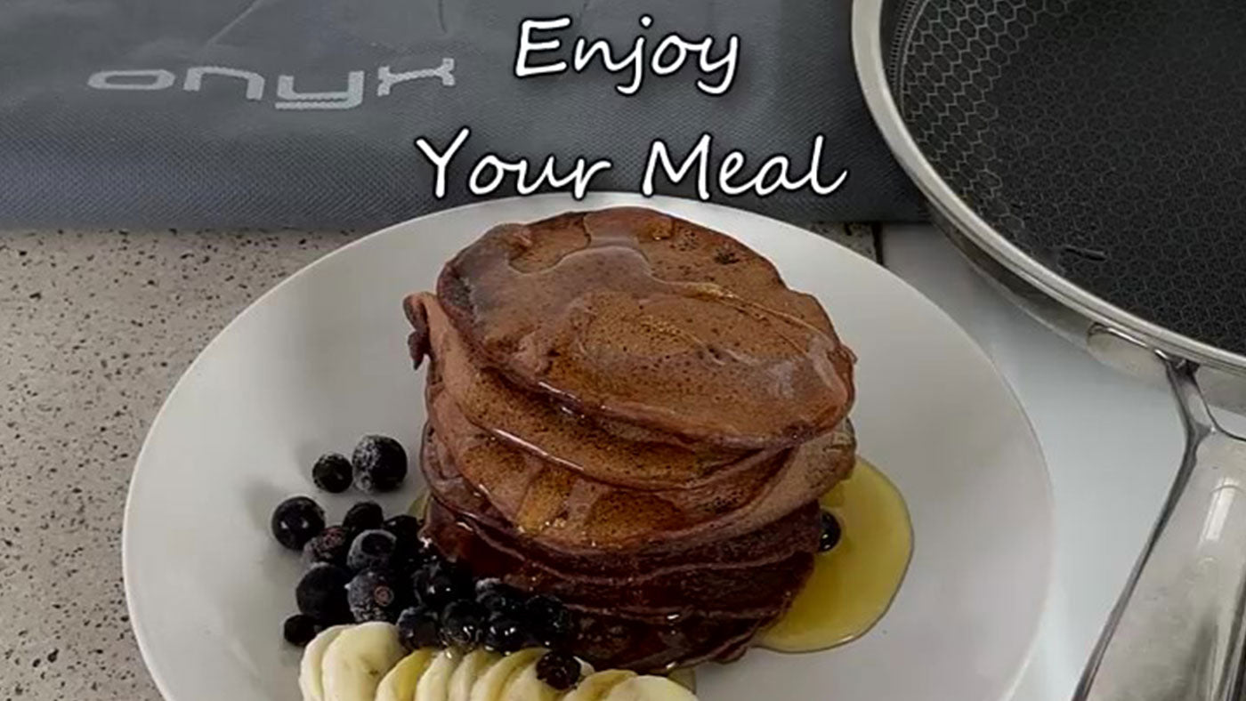 Inspiration - Veganska choklad- och bananpannkakor