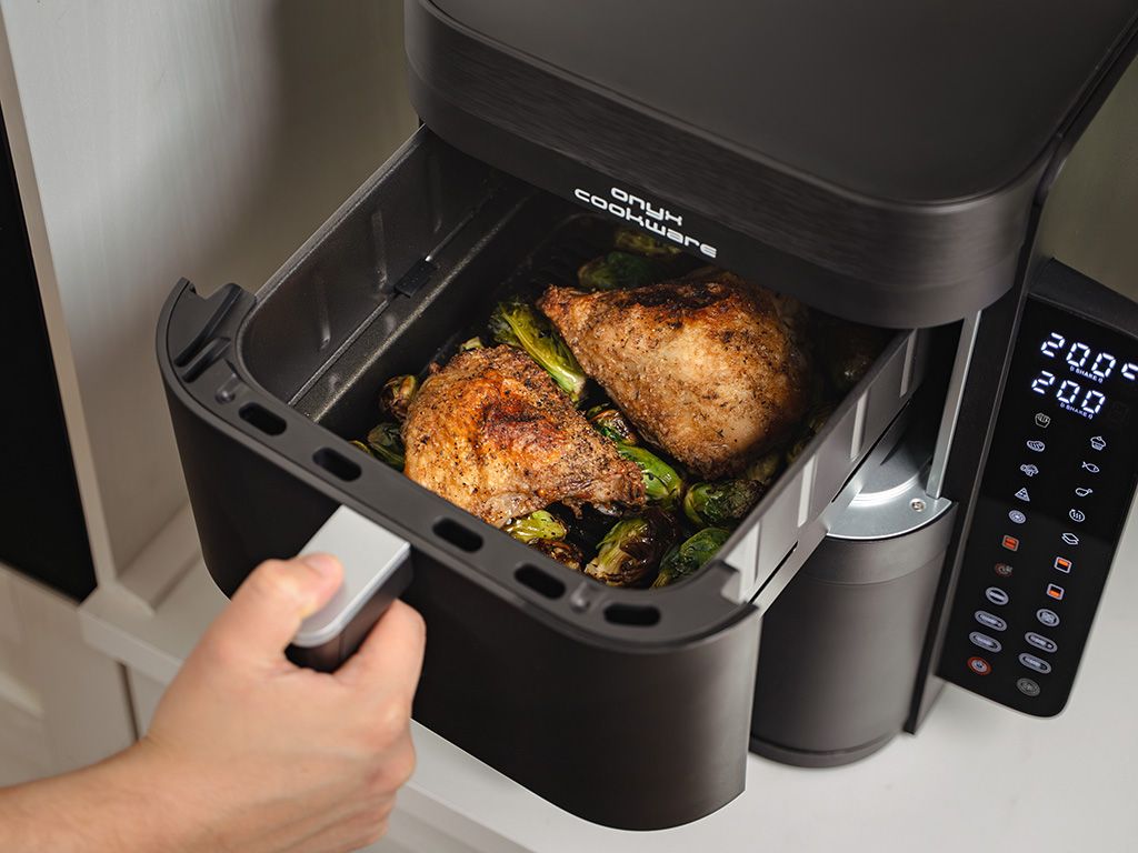 AIRFRYER - DUAL STACK 12L - SVART - 4
