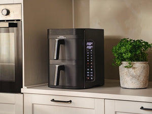 AIRFRYER - DUAL STACK 12L - SVART - 5