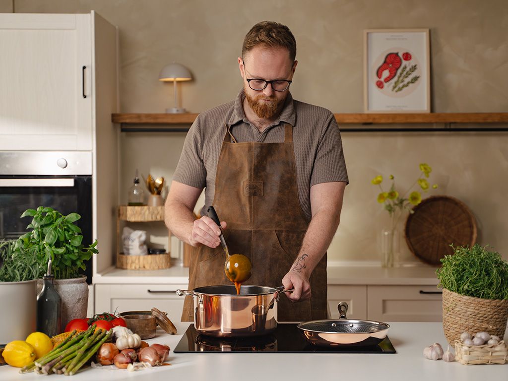 KOPPAR HYBRID NON-STICK GRYTA 24 CM - 4