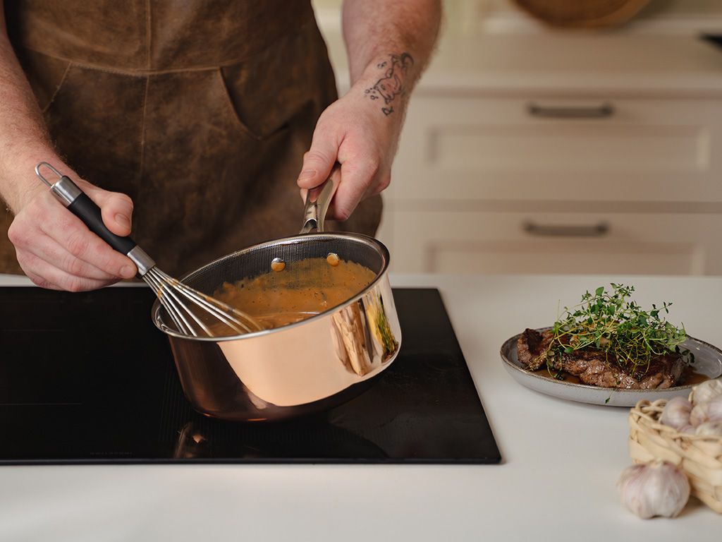 KOPPAR HYBRID NON-STICK SÅSKASTRULL 18 CM - 5