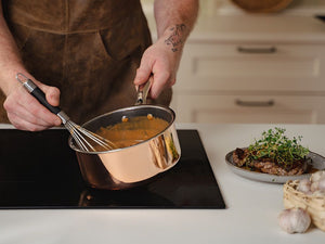 KOPPAR HYBRID NON-STICK SÅSKASTRULL 18 CM - 5