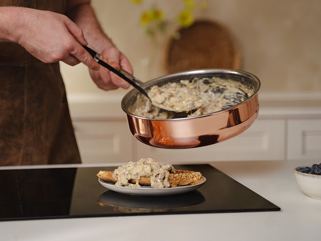 KOPPAR HYBRID NON-STICK SAUTÉPANNA 26 CM - 6