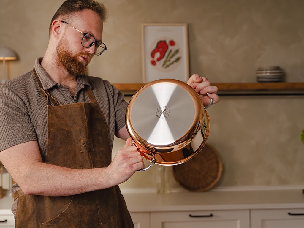 KOPPAR HYBRID NON-STICK GRYTA 24 CM - 6