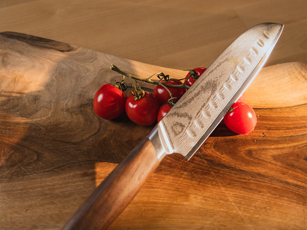 Damaskus santokukniv 18cm