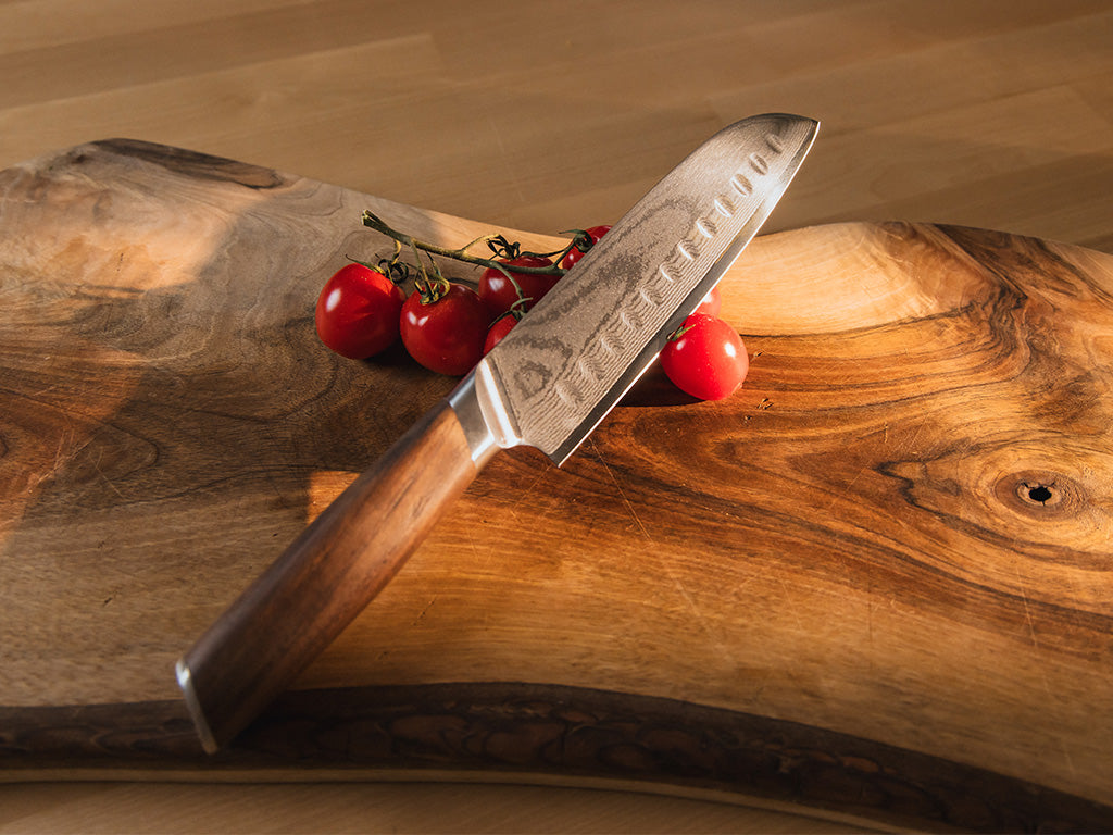 Damaskus santokukniv 18cm