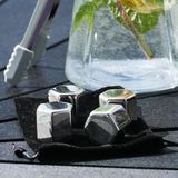 DRYCKESGLAS SET - VINGLAS I ROSTFRITT STÅL - 2