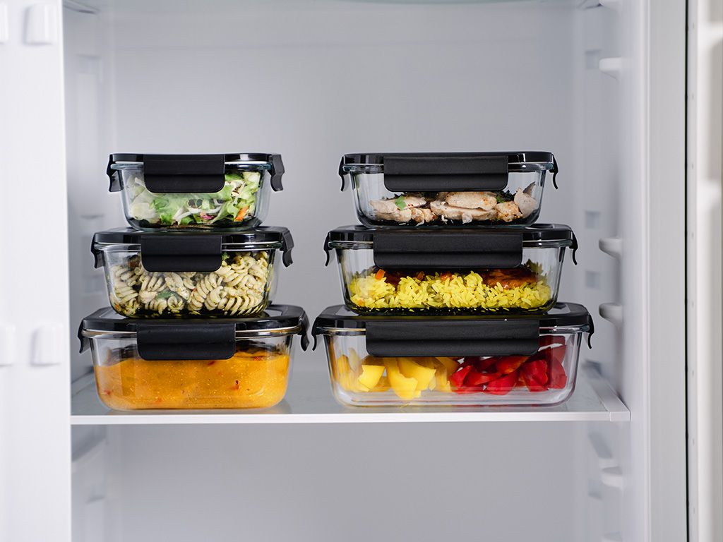 VAKUUM GLASBEHÅLLARE MIX SET – 6 ST - 4