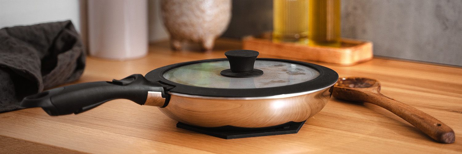 HANDLELESS GLASS LID – 3PC - 9