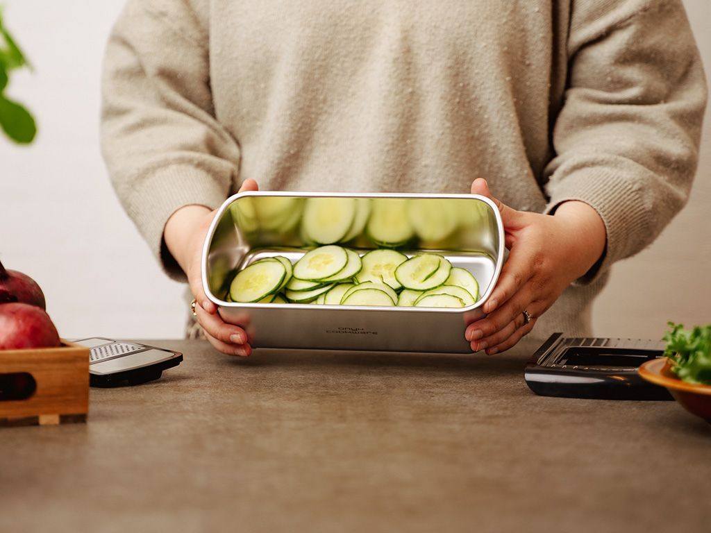 MULTIFUNKTIONELL GRÖNSAKSHACKARE