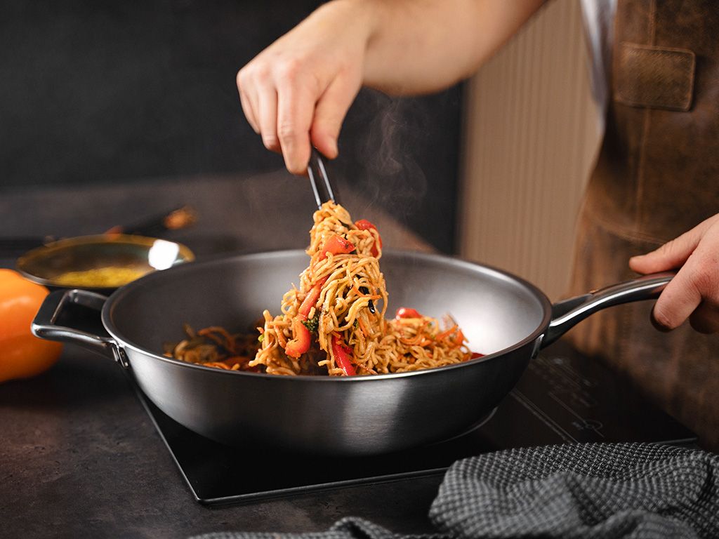 ZERO – NATURLIGT NON-STICK WOKPANNA 30 CM - 3