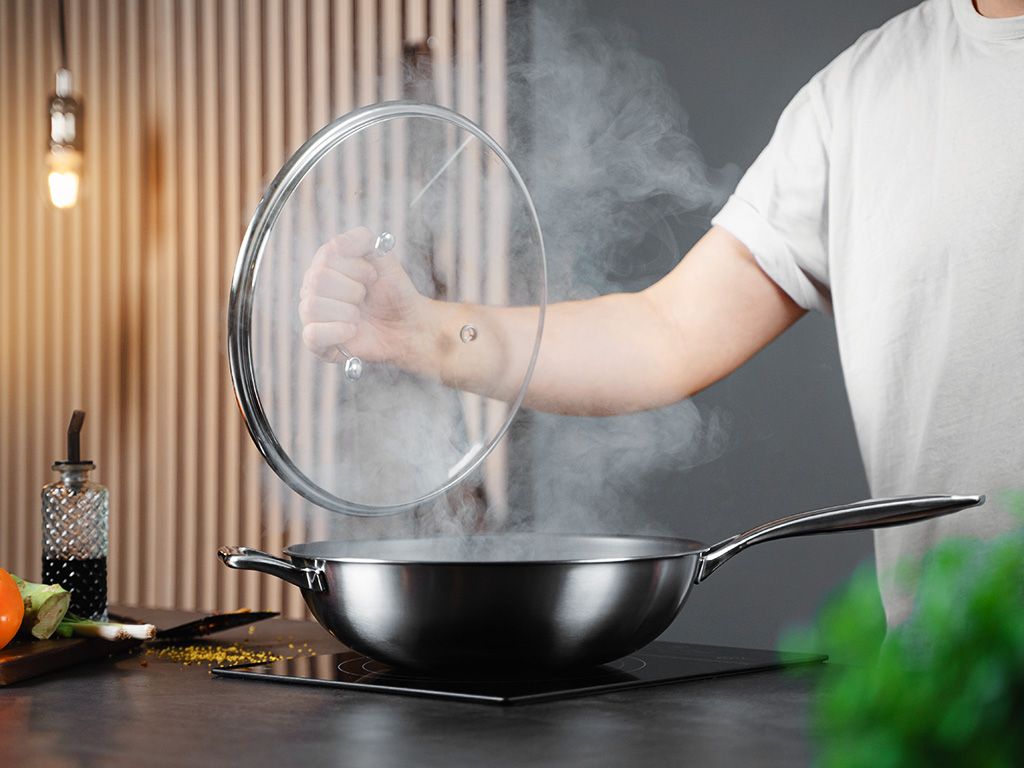 ZERO – NATURLIGT NON-STICK WOKPANNA 30 CM - 7