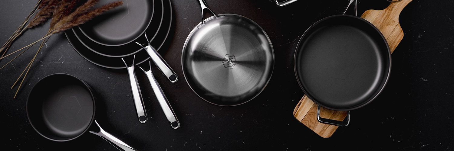 ZERO – NATURLIGT NON-STICK GRYTSET – 3 DELAR
