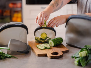 SILIKONFÖRVARINGSPÅSE 1000ML – 3ST