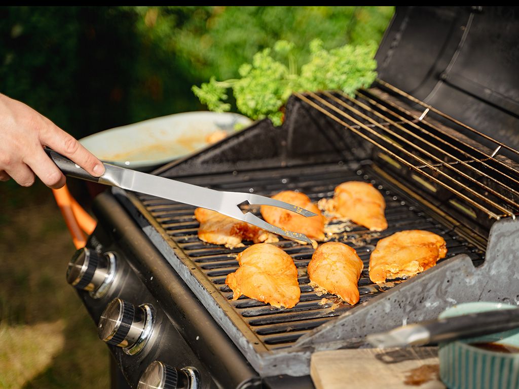 BBQ GAFFEL I ROSTFRITT STÅL - 3