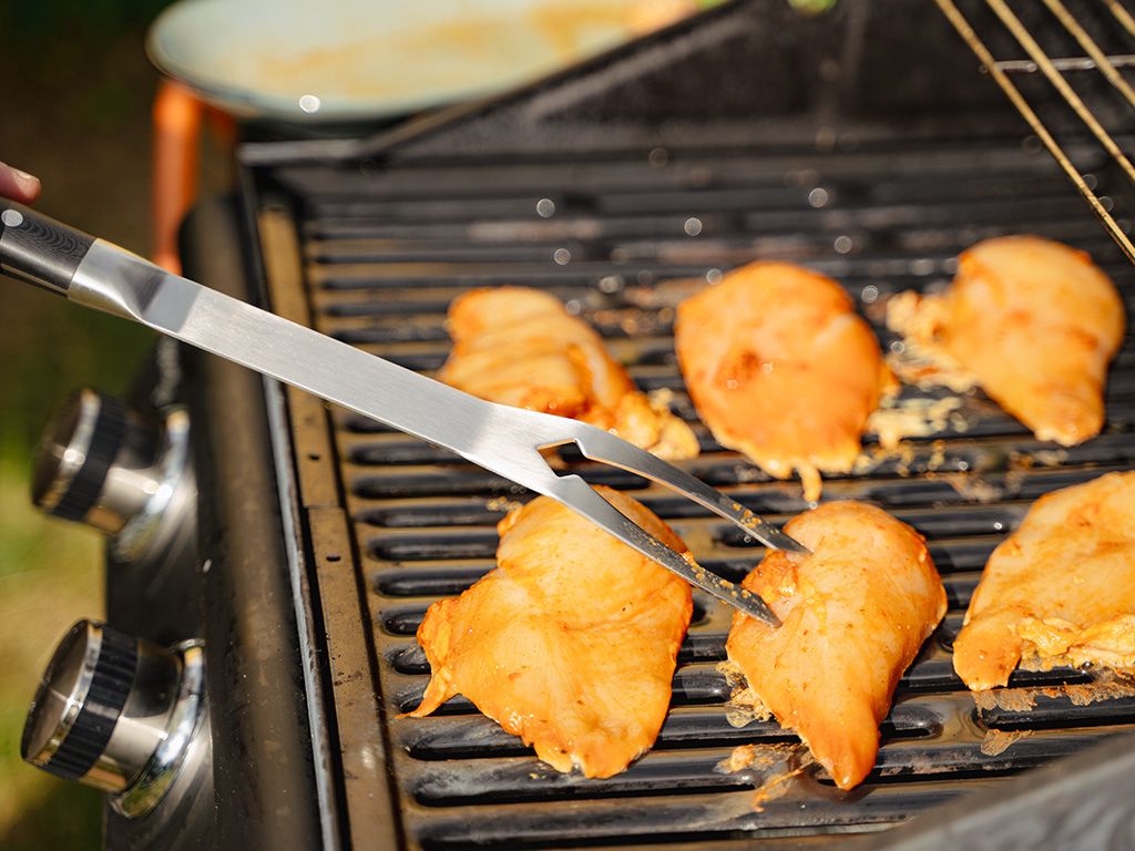 BBQ GAFFEL I ROSTFRITT STÅL - 4