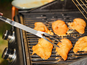 BBQ GAFFEL I ROSTFRITT STÅL - 4