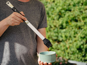BBQ SILIKONBORSTE I ROSTFRITT STÅL - 3
