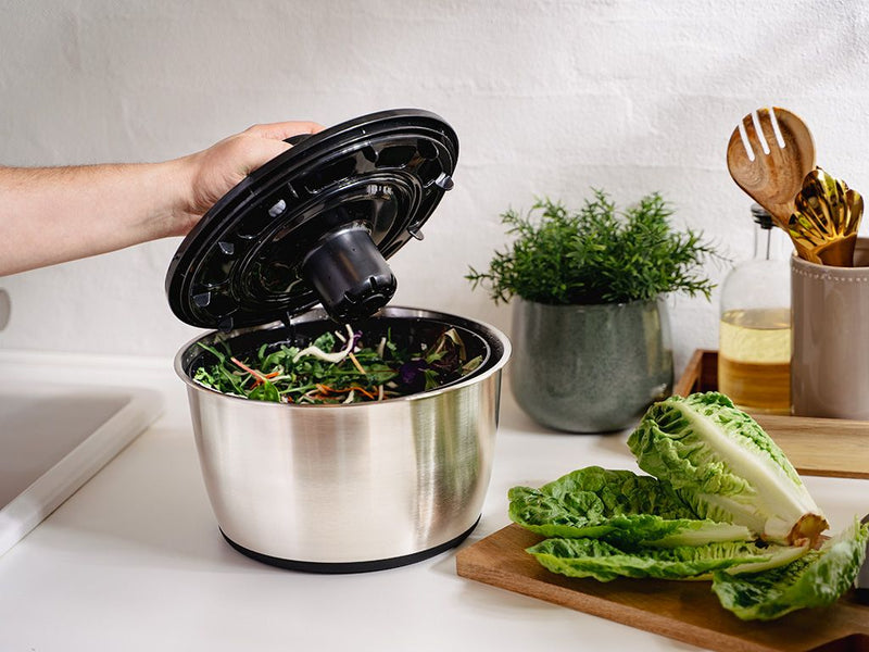 SALATSLUNGA I ROSTFRITT STÅL