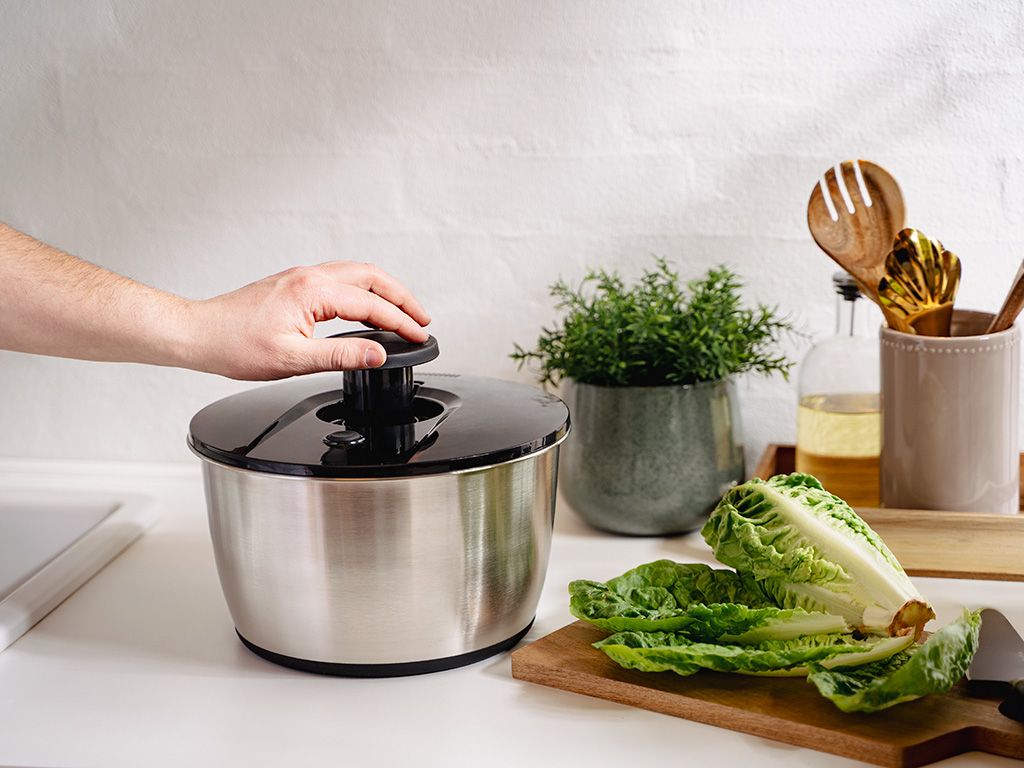 SALATSLUNGA I ROSTFRITT STÅL