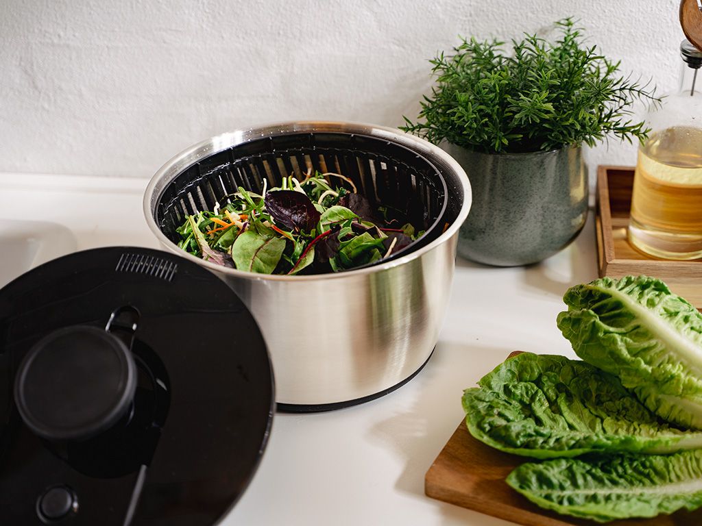 SALATSLUNGA I ROSTFRITT STÅL