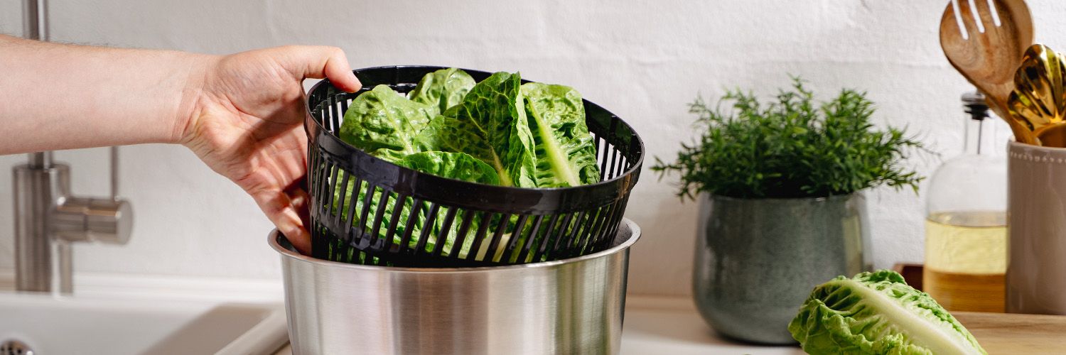 SALATSLUNGA I ROSTFRITT STÅL