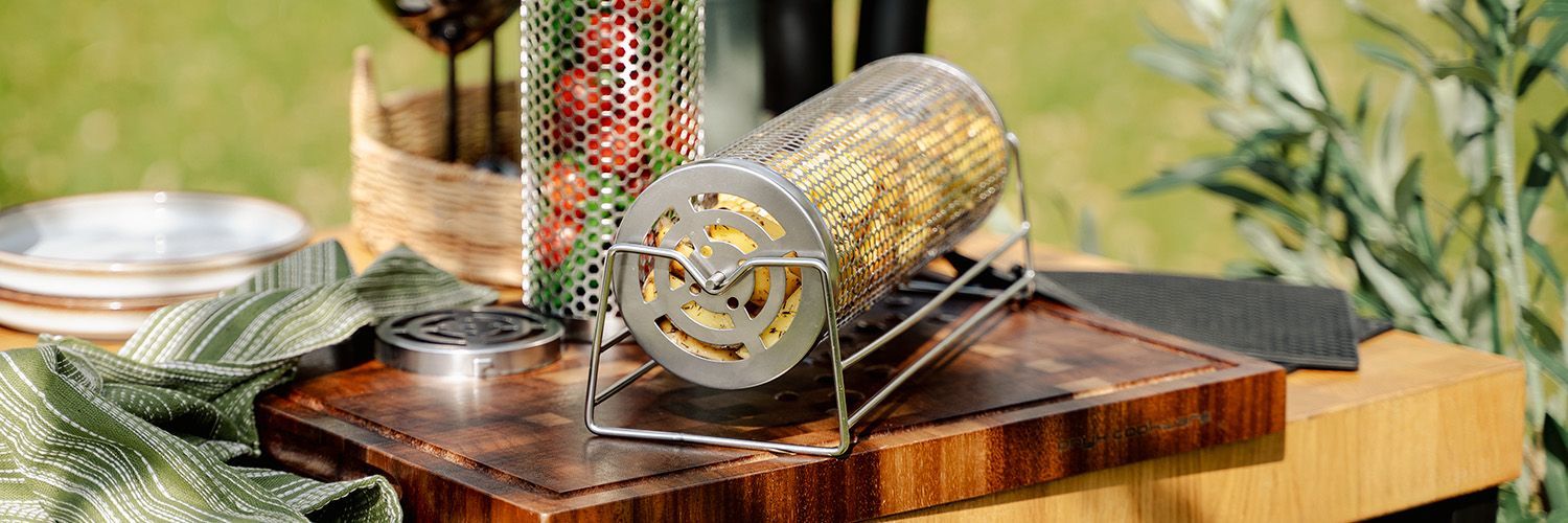 LITEN GRILLKORG CYLINDER – 4-PACK