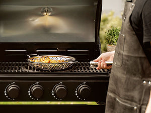 BBQ GRILLPANNA MED AVTAGBART HANDTAG 28 CM