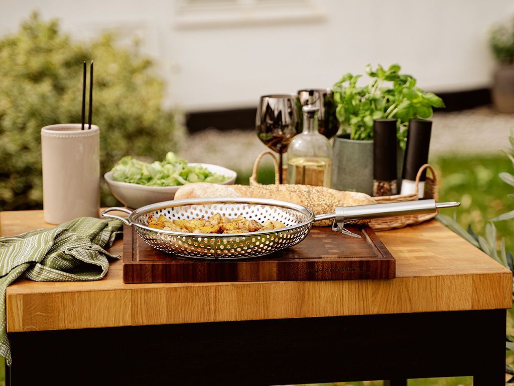 BBQ GRILLPANNA MED AVTAGBART HANDTAG 28 CM - 7