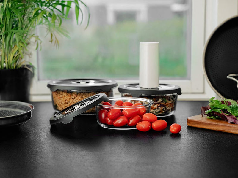 RUNDT VAKUUMGLASBEHÅLLARE - PÅSE KIT