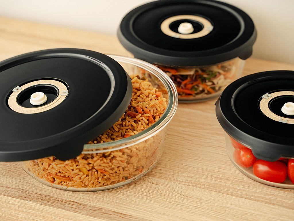 RUNDT VAKUUMGLASBEHÅLLARE – 930ML - 10