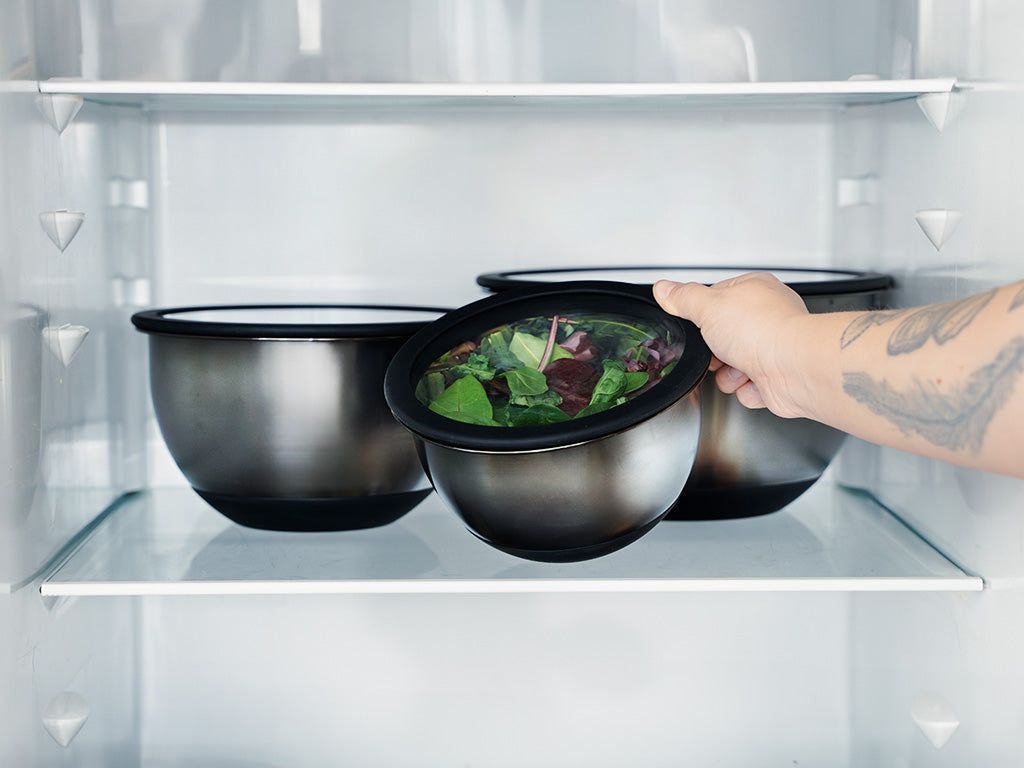 ROSTFRITA STÅL RÖRNINGSSKÅL – 3000ML - 8