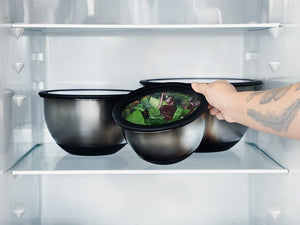 ROSTFRITA STÅL RÖRNINGSSKÅL – 3000ML - 8