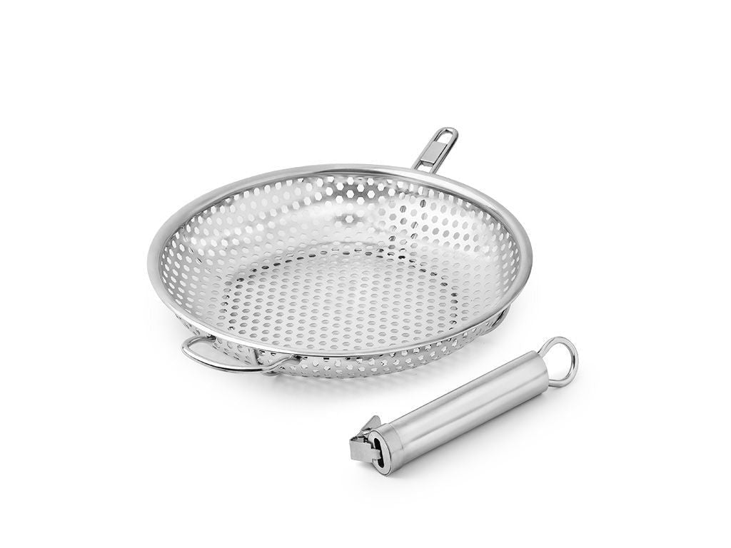 BBQ GRILLPANNA MED AVTAGBART HANDTAG 28 CM - 3
