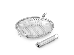 BBQ GRILLPANNA MED AVTAGBART HANDTAG 28 CM - 3