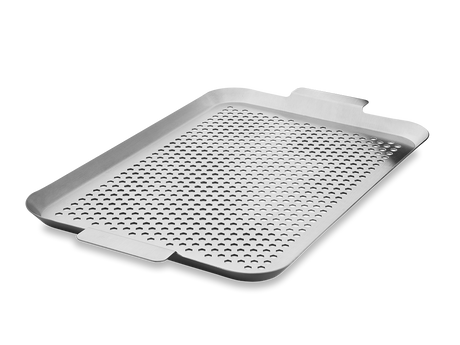 BBQ-BRICKA I ROSTFRITT STÅL 50×30 CM - 1
