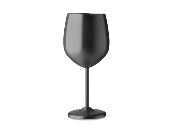 Double wall stainless steel wine glass