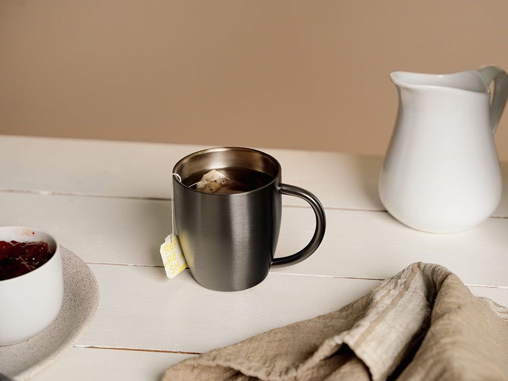 ROSTFRITT STÅL MUGG 4-STYCK - 3