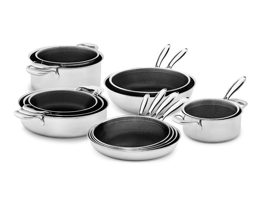 Kompletta set | 13-delars kastruller och pannor set | onyx cookware