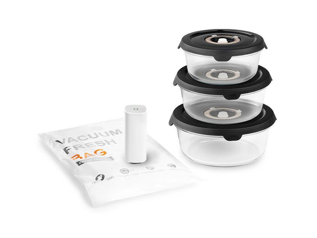RUNDT VAKUUMGLASBEHÅLLARE - PÅSE KIT - 1