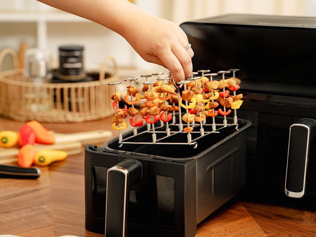 AIRFRYER GRILLSPETTSTÄLL - DUAL - 4